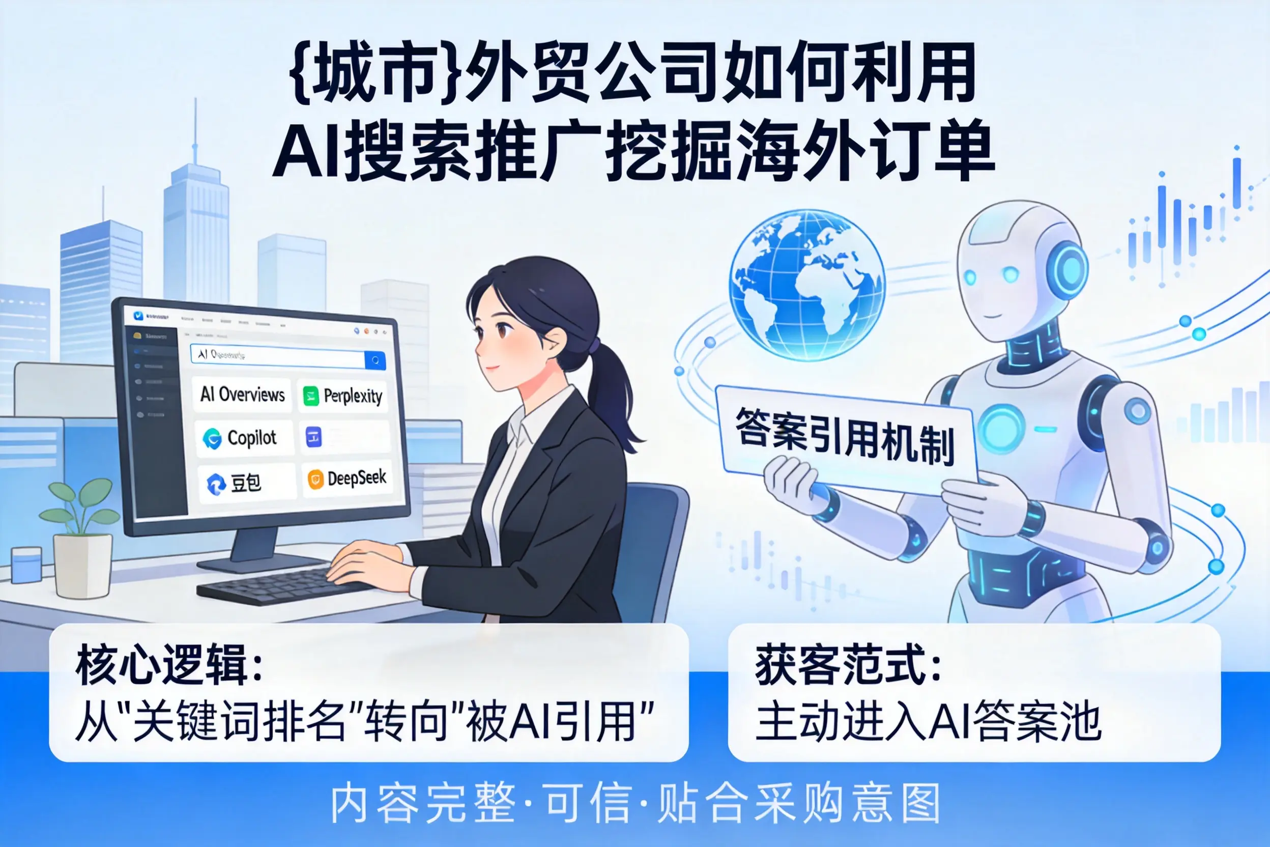 定西外贸公司如何利用AI搜索推广挖掘海外订单