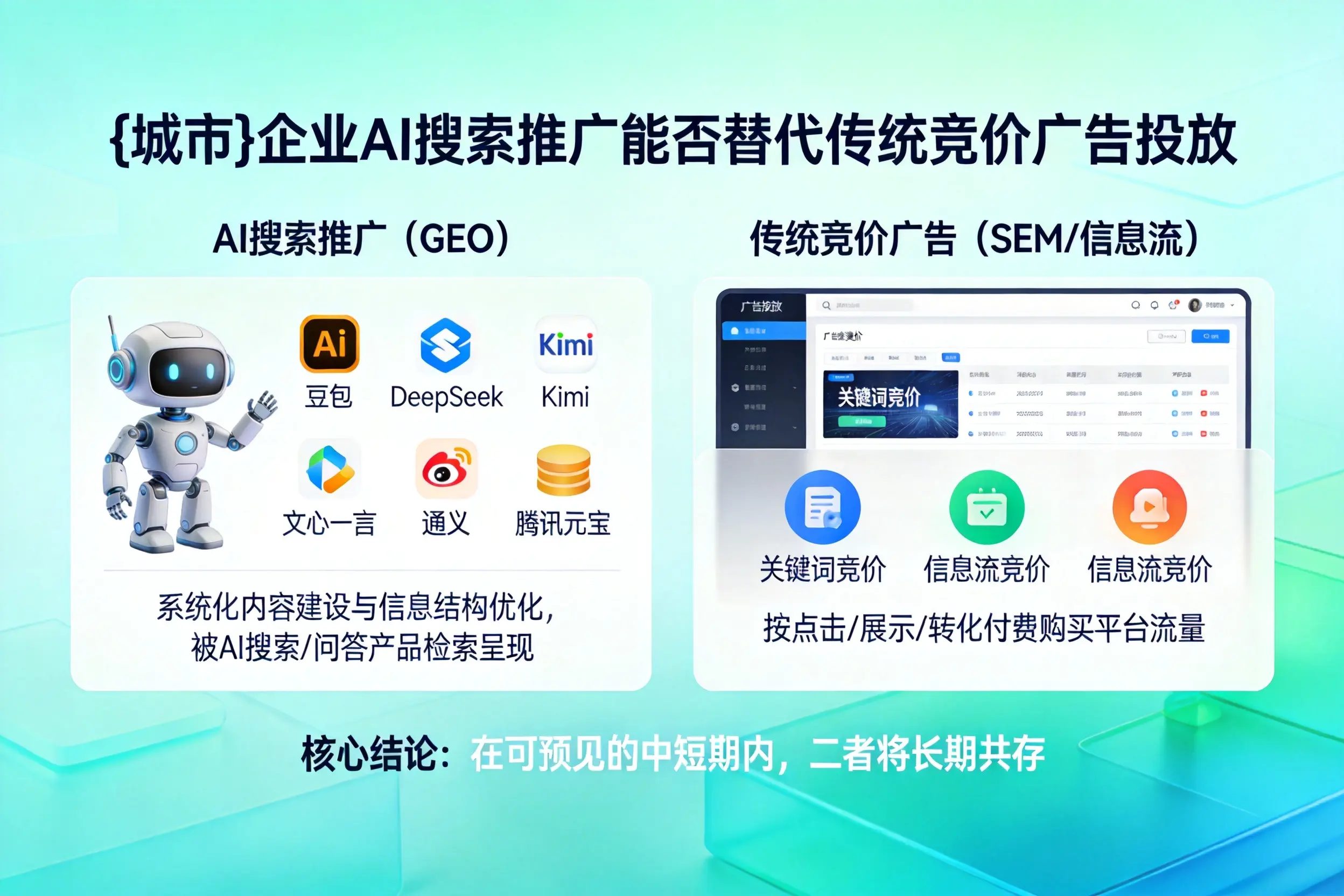定西企业AI搜索推广能否替代传统竞价广告投放