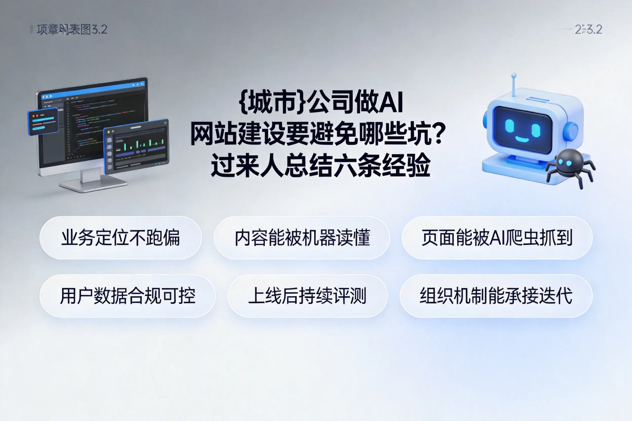 定西公司做AI网站建设要避免哪些坑？过来人总结六条经验