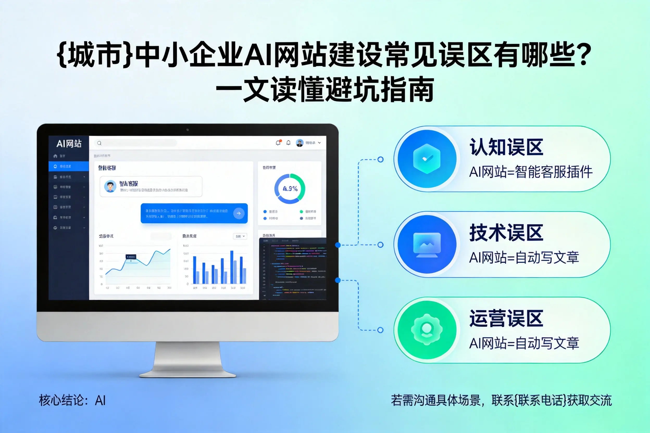 定西中小企业AI网站建设常见误区有哪些？一文读懂避坑指南