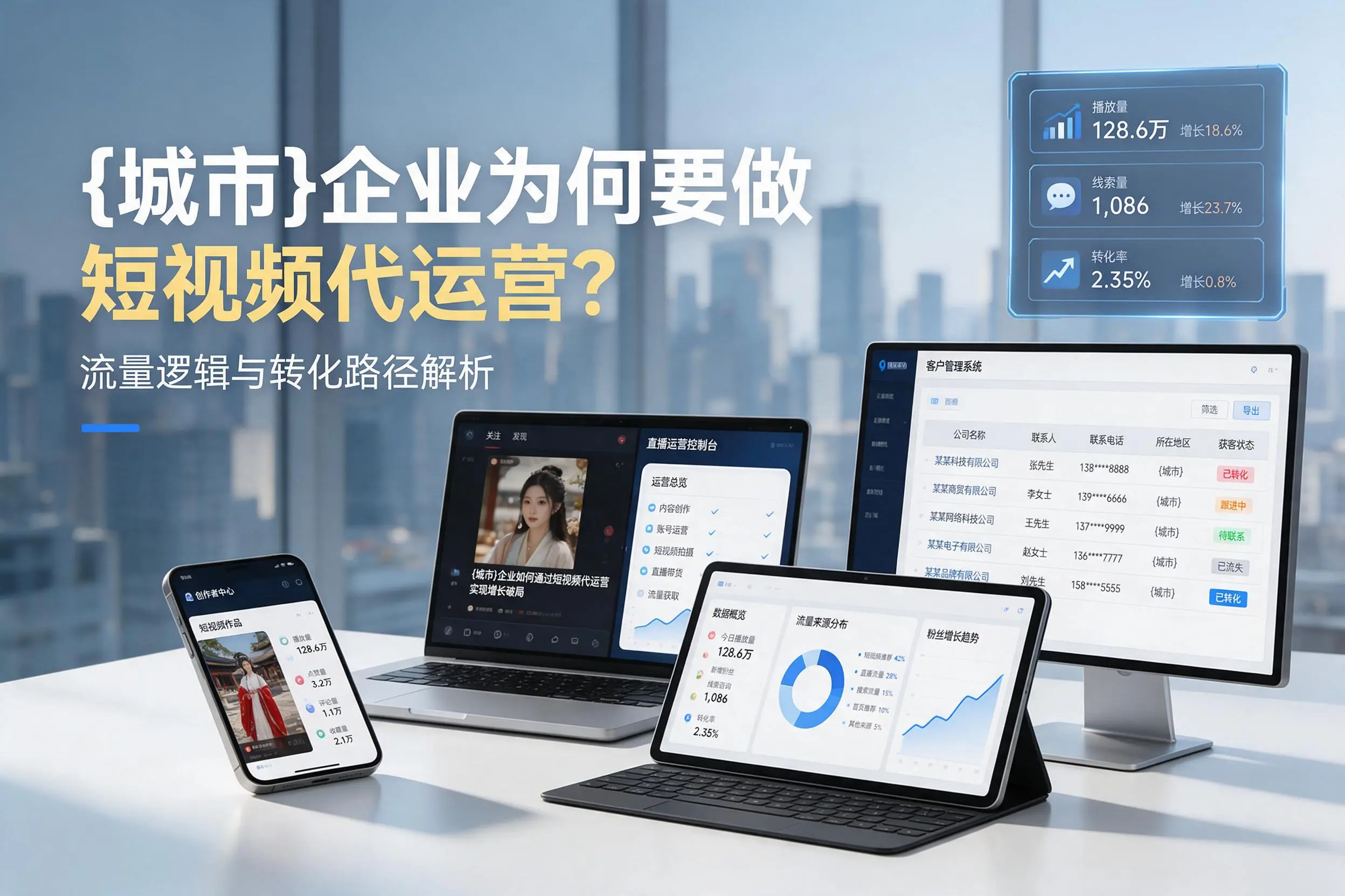 定西企业为何要做短视频代运营？流量逻辑与转化路径解析