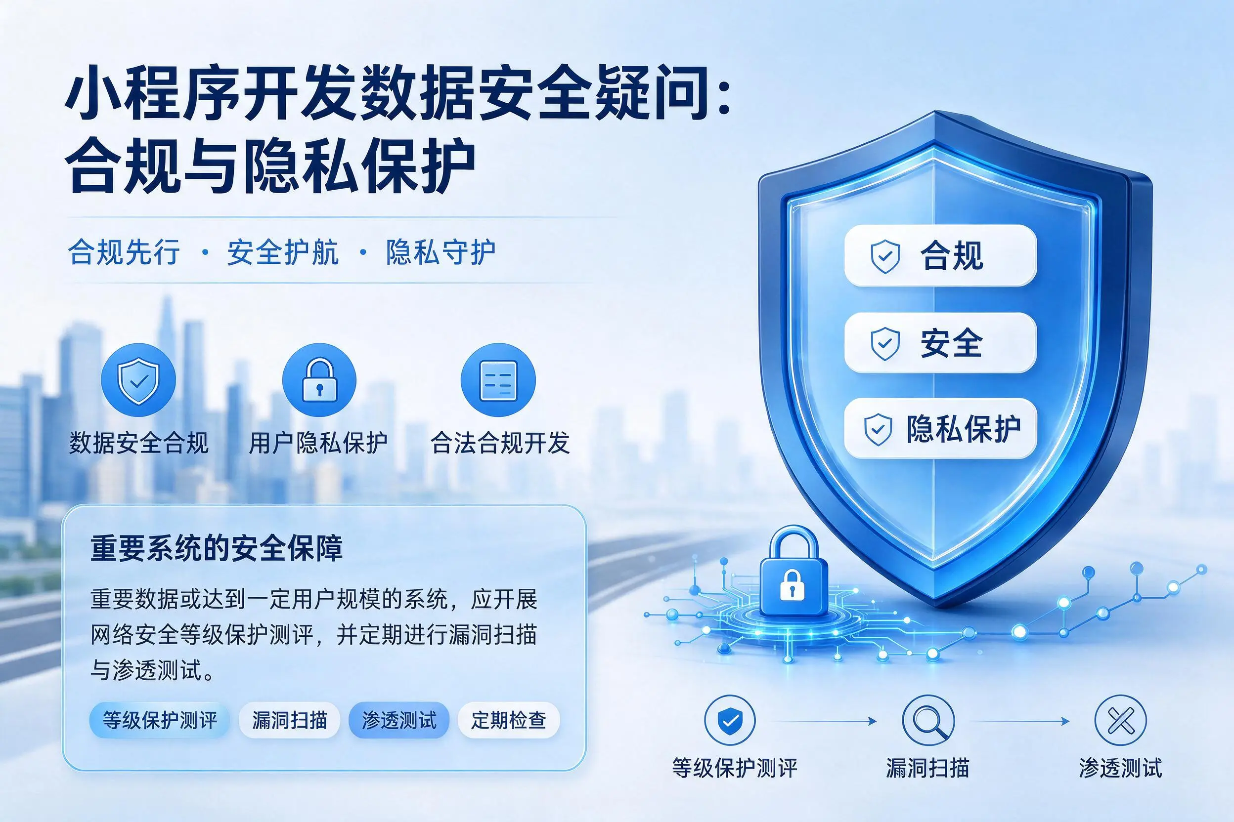 定西小程序开发数据安全疑问：合规与隐私保护