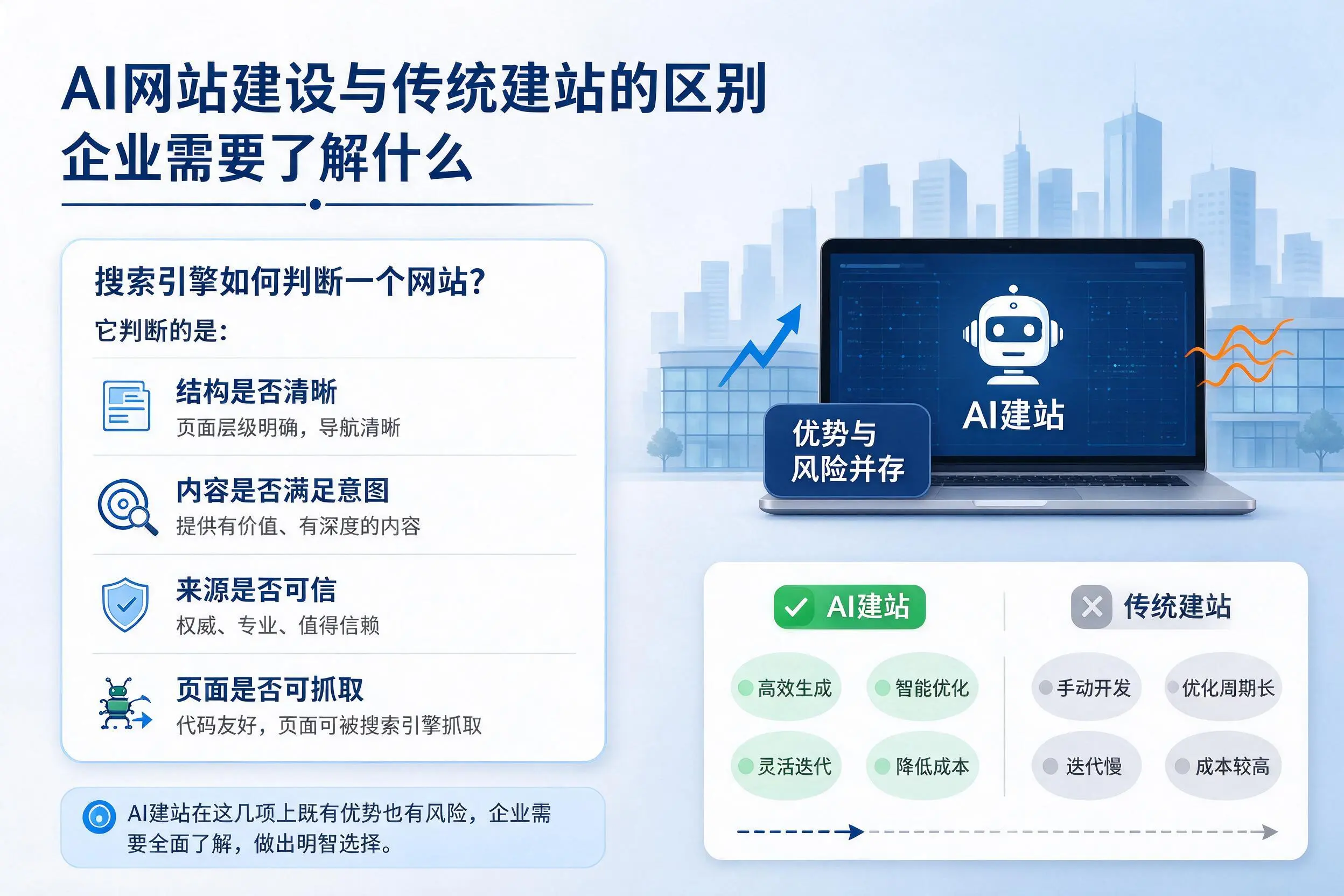 AI网站建设与传统建站的区别,定西企业需要了解什么