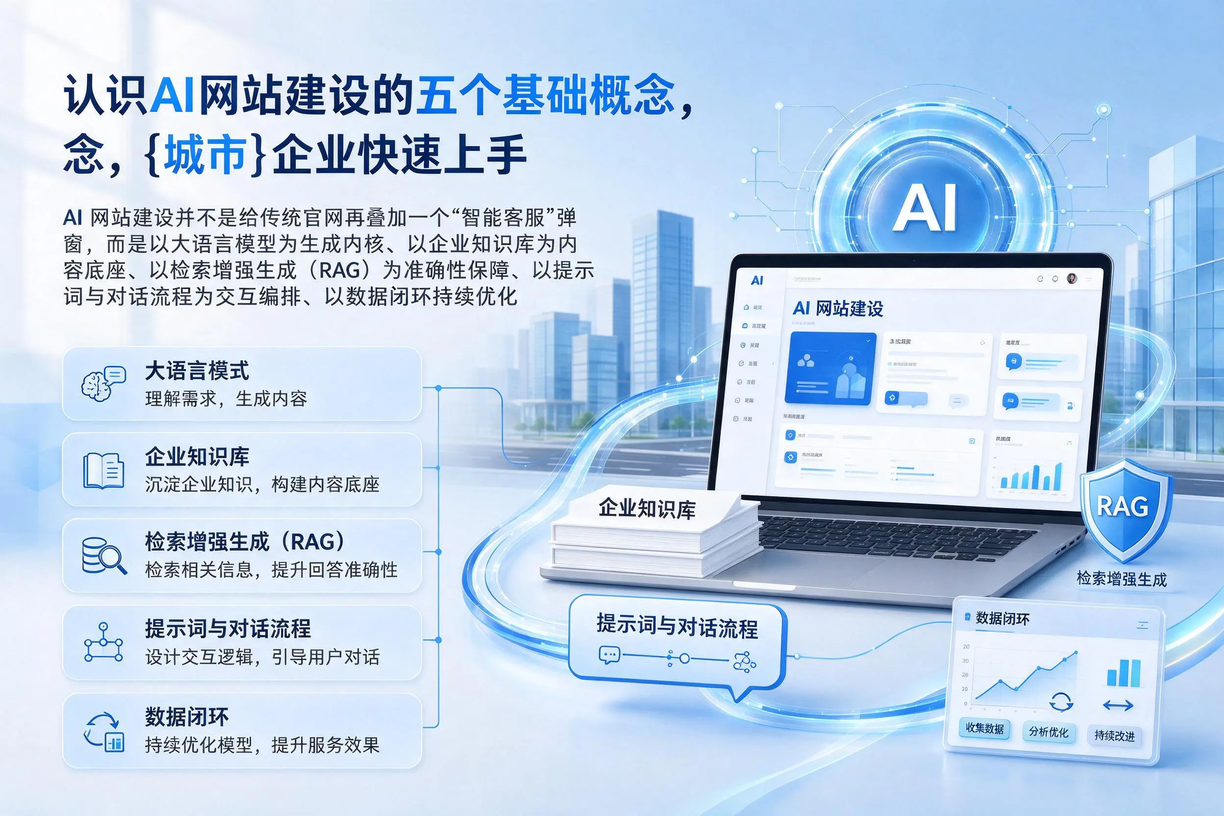认识AI网站建设的五个基础概念，定西企业快速上手