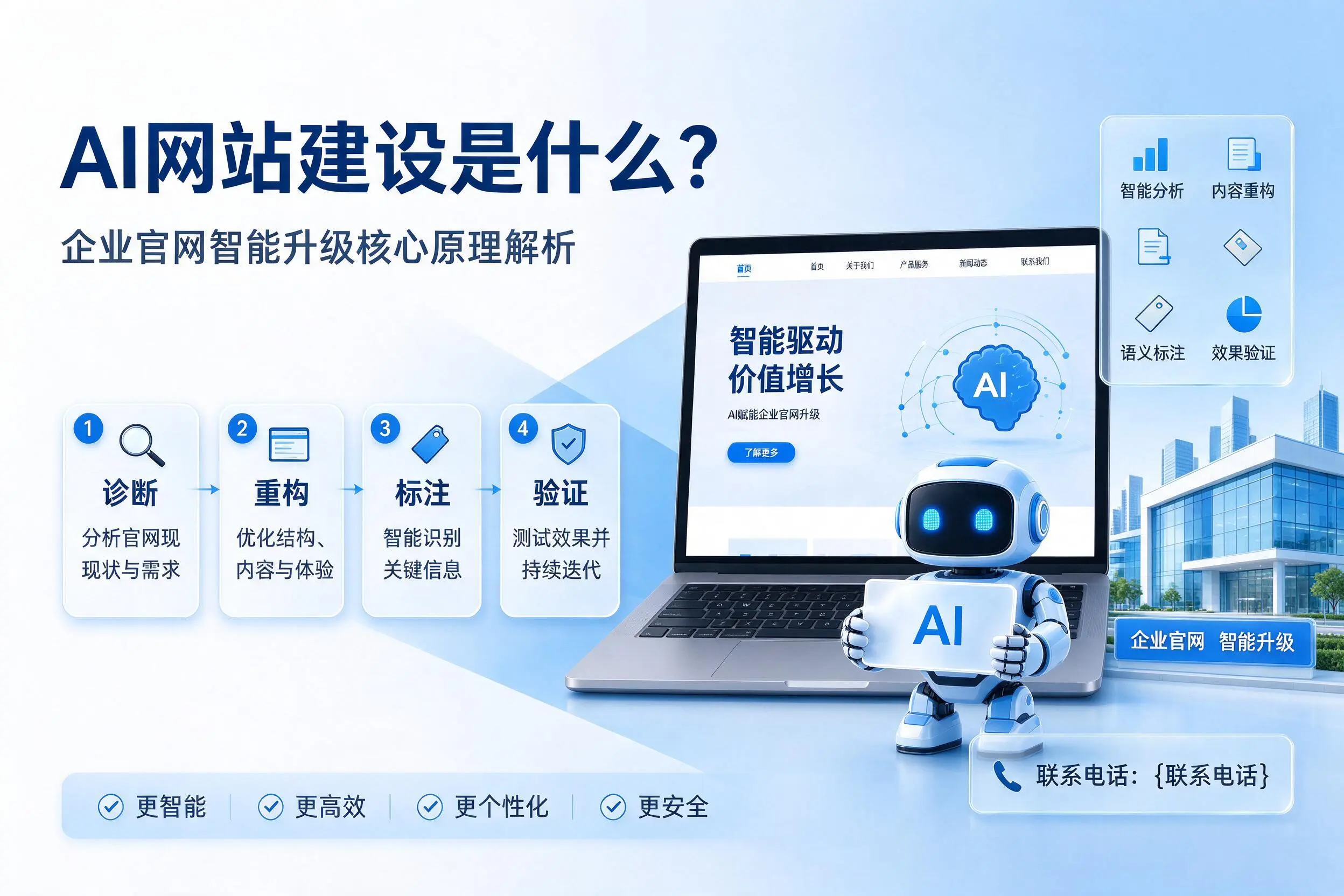 AI网站建设是什么？定西企业官网智能升级核心原理解析