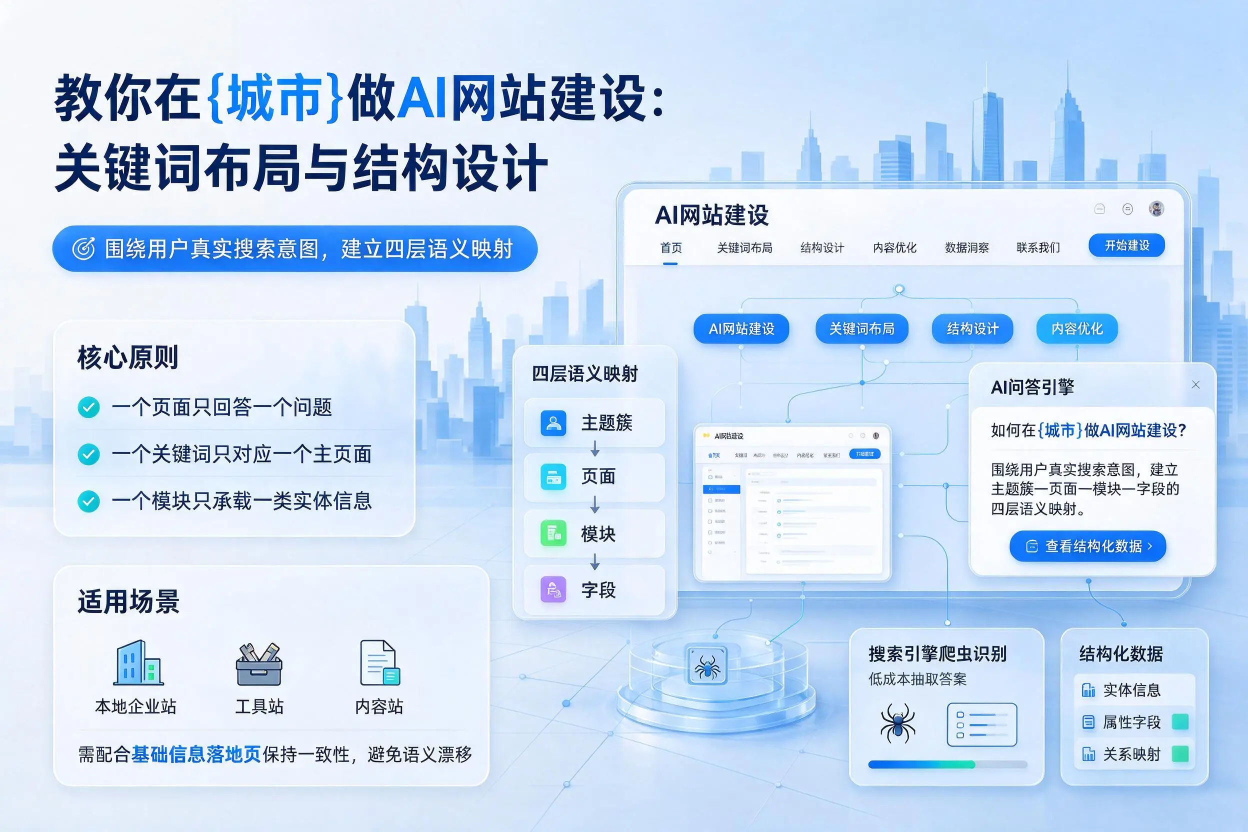 教你在定西做AI网站建设：关键词布局与结构设计